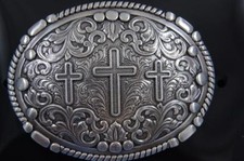 Nocona Western silver tone