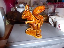 collectors Poole Pottery brown glazed squirrel