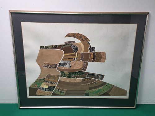 Vintage 1973 abstract mixed - 1973,