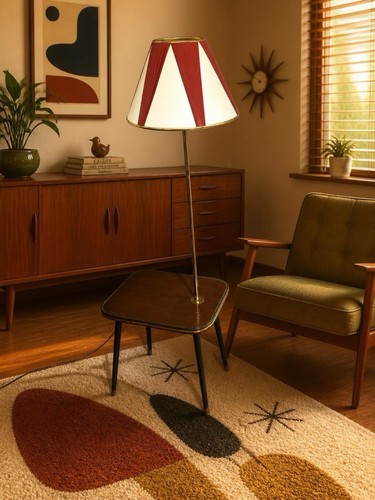 Vintage mid century floor - vintage,