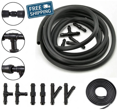 Black rubber windscreen wiper - rubber,