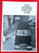 1966-67 FORD ZODIAC ESTATE Sales Brochure -  MINT CONDITION!