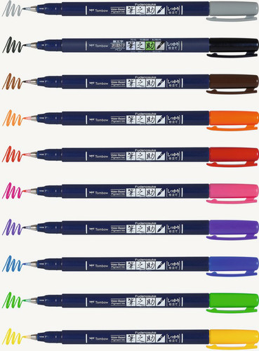 Tombow brush pen - tombow,