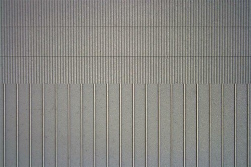 Corrugated eternit panel and