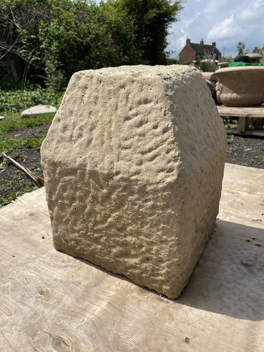 Staddle stone post - stone,