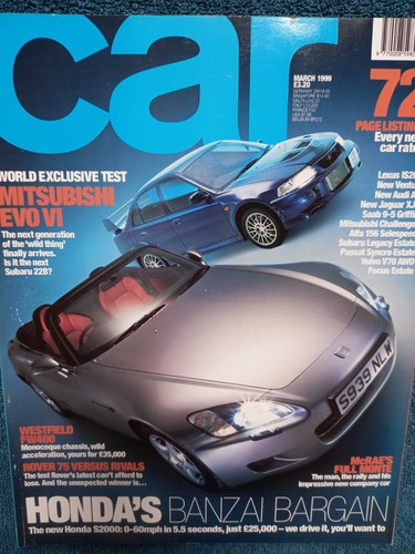 Car magazine march 1999 - car,
