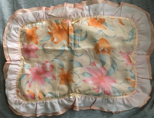 Vtg silk satin pillowcase - vtg,