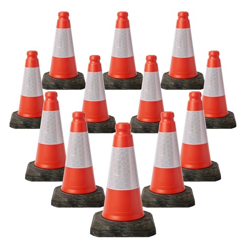 Pack red traffic cones - 12,