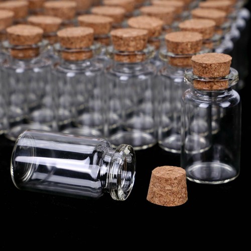 50x clear glass bottles - 50x,