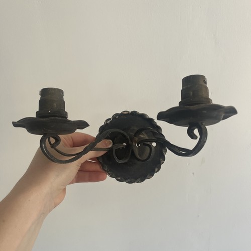 Vintage wrought iron twisted - wrought,