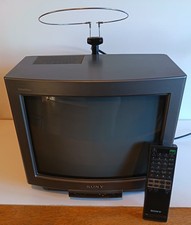 Sony Trinitron KV-M1421U CRT TV Retro Gaming Screen Monitor With Remote Working 