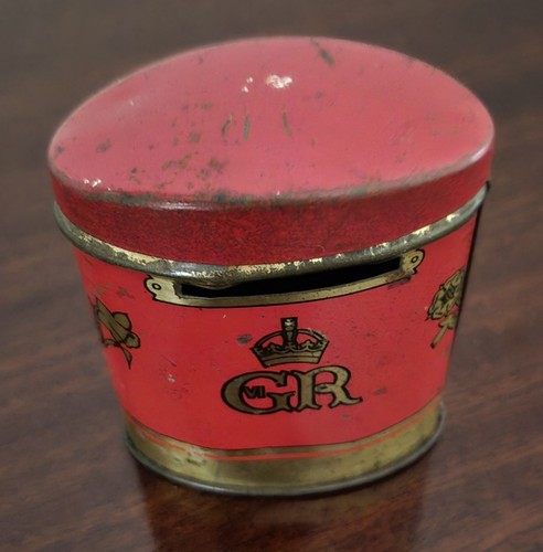 Vintage oxo pillar box - vintage,