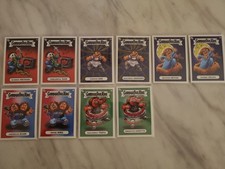 Garbage Pail Kids 2024 Oh The Horror-ible Wave 1 Set. 10 Cards Penny Sleved.