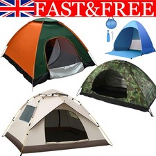 Pop Up Beach Tent Canopy UV Camping Fishing Mesh Sun Shade Shelter 2-4 Persons