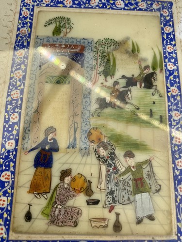 Vintage persian miniature - vintage,