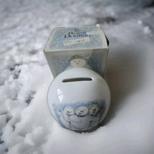 Royal Doulton Money Bank Snowman Colectable Limited Edition
