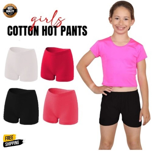Girls cotton hot pants school - pants,