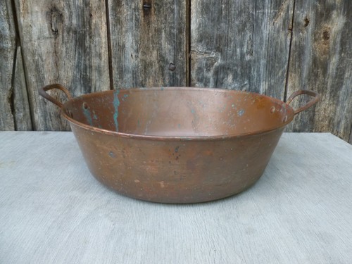 Antique french large copper - antique,