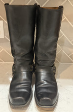 Vtg Frye Square Toe Leather