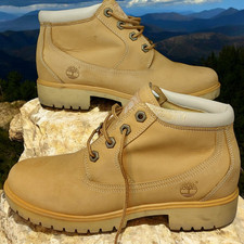 Timberland "Nellie Chukka" Beige Leather Ankle Lace-Up Boots US Ladies 7M {UK 5}