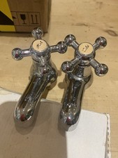 Vintage Chrome Cross Top Basin