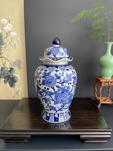 Hand crafted blue white - hand-crafted, &
