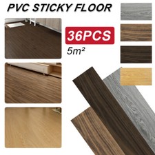Floor Planks Tiles Self Adhesive Wood Effect Vinyl Flooring Kitchen Bathroom