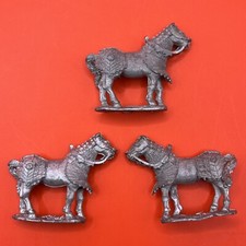 Vintage Hinchliffe 25mm Medieval Armoured Horse c. 1450 MH14