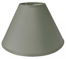 Grey cotton coolie lampshade - coolie,