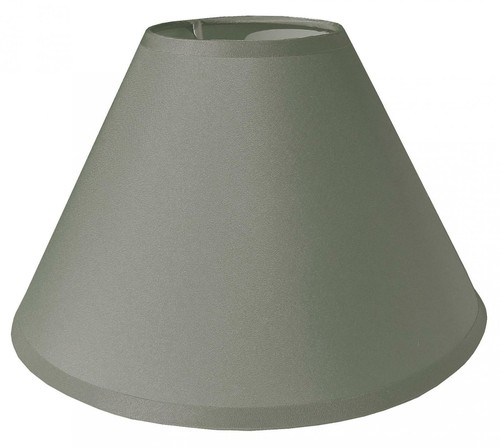 Grey cotton coolie lampshade - coolie,