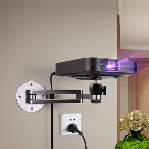 Foldable projector wall - wall, mount