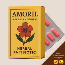 Amoril Herbal Antibiotic Supplement – 500mg – 100% Working - Natural – UK 10caps
