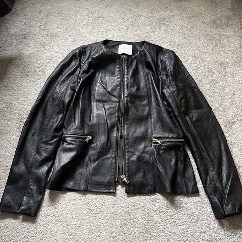 Mng real leather jacket size - leather,