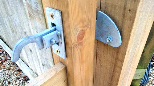 Wooden gate mortice latch - , 5