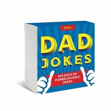 Dad Jokes Desk Calendar 2026 -