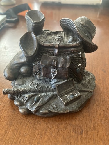 Vintage bronze effect - vintage, fishing