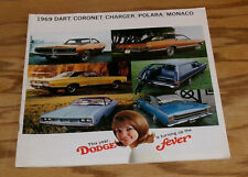 Original 1969 Dodge Full Line Sales Brochure 69 Charger Dart Coronet Polara