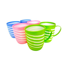 Plastic Mugs Set Unbreakable