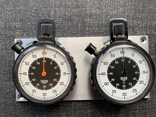 Vintage 61mm oversize heuer - vintage,