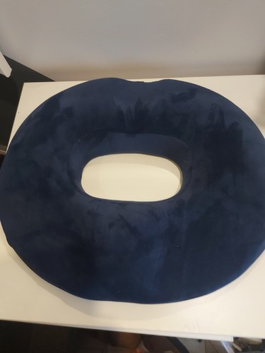 Blue donut seat cushion - blue,