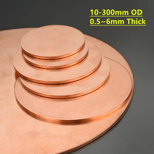 Solid pure copper - solid, blanks