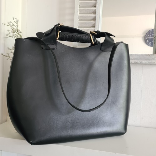 Zara buffalo leather tote - buffalo,