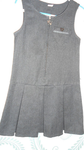 Girls grey school - grey, box