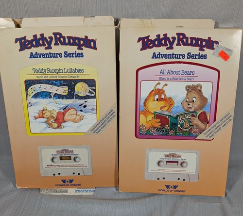 Vintage wow teddy ruxpin all - teddy,