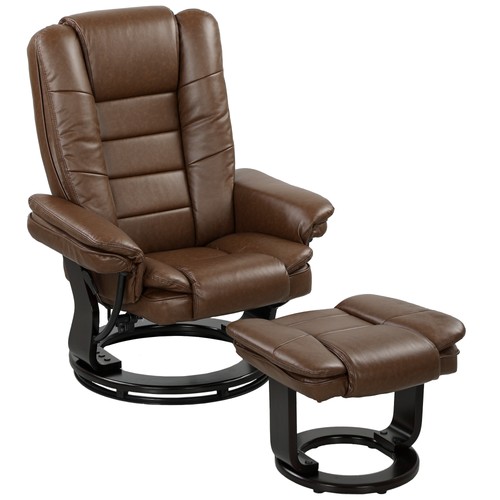 Homcom swivel manual recliner - manual,