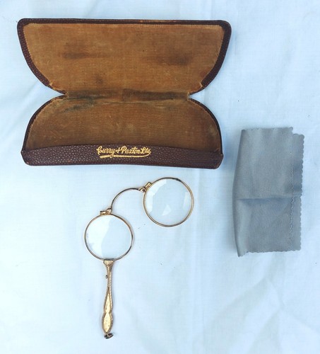 Victorian lorgnette gold - victorian,