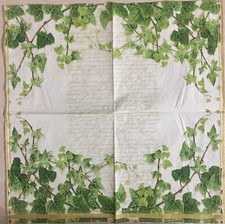 4 paper napkins Ivy Vintage