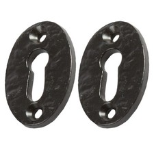 2x Rustic Escutcheon Plate
