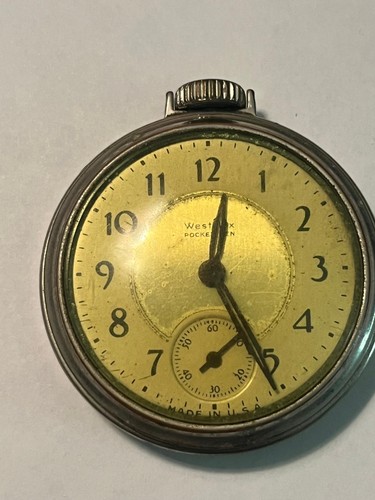 Vintage westclox pocket - vintage,