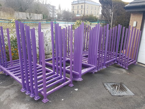 Stackable steel stillages - stackable,